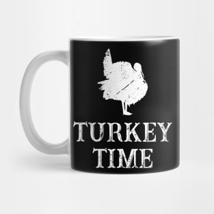 Turkey Time Thanksgiving Mug